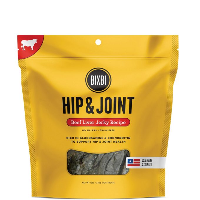 Bixbi Hip &Amp; Joint Beef Liver Jerky Recipe Dog Treats