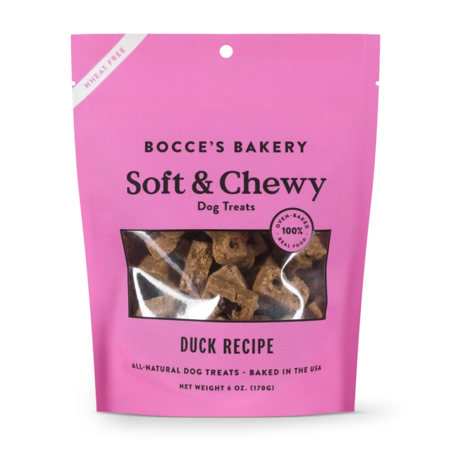 Bocce'S Bakery Soft &Amp; Chewy Duck Recipe Dog Treats